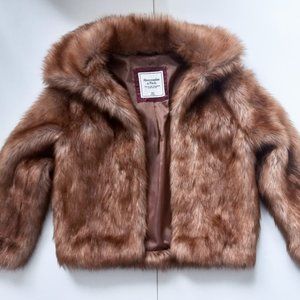 Abercrombie & Fitch Faux Fur Coat Women's XS